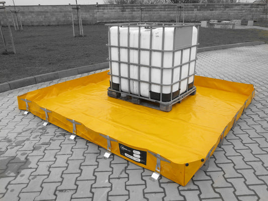 Hopfällbar Spill‑Berm – Collapsible Spill Bund UNIQUE