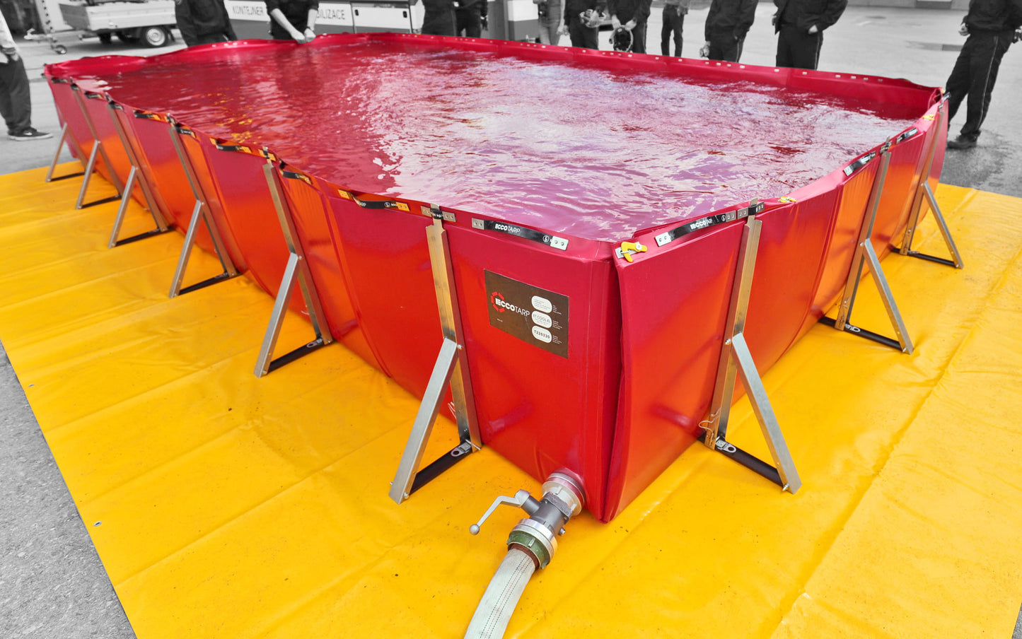 Hopfällbar Quarantine‑/Kylcontainer för El‑ & Hybridbilar