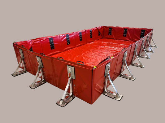 Hopfällbar Quarantine‑/Kylcontainer för El‑ & Hybridbilar