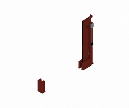 Automatiska släckvattenbarriärer Thomas Sys Tech FM Approved TÜV certifierad släckvattenbarriär brandsäker barriär kemikaliebeständig tätning PTFE PPA pulverlackerad RAL 3000 flammande röd korrosionsskydd elektropneumatisk styrning tryckluftslagring helautomatisk aktivering brandlarm potentialfri brytarkontakt optisk indikering grön röd akustisk varning nöddrift nödtillbrygga sänkta försäkringspremier FM Global VdS certifierad industriell barriär farligt gods lager logistikcenter lastkaj produktionsanläggni